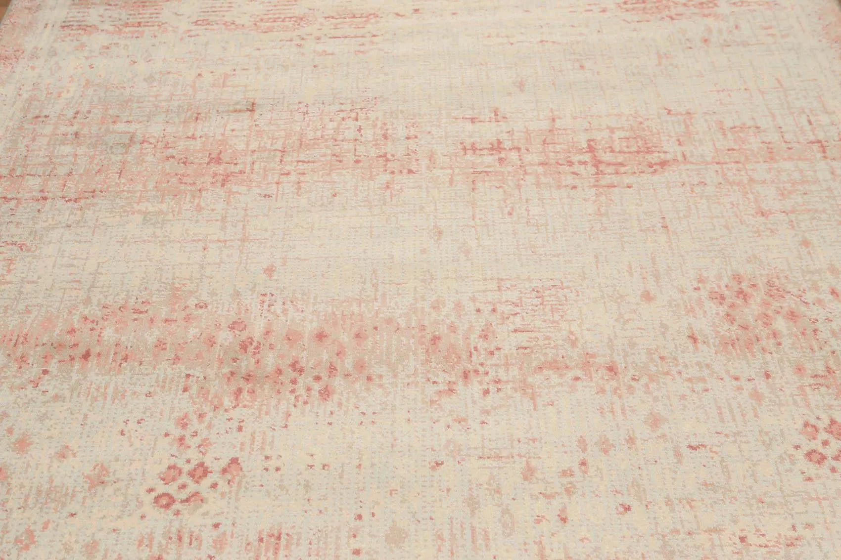 6' x 9' Hand Knotted Industrial Chic100% Wool Area rug Aqua-3