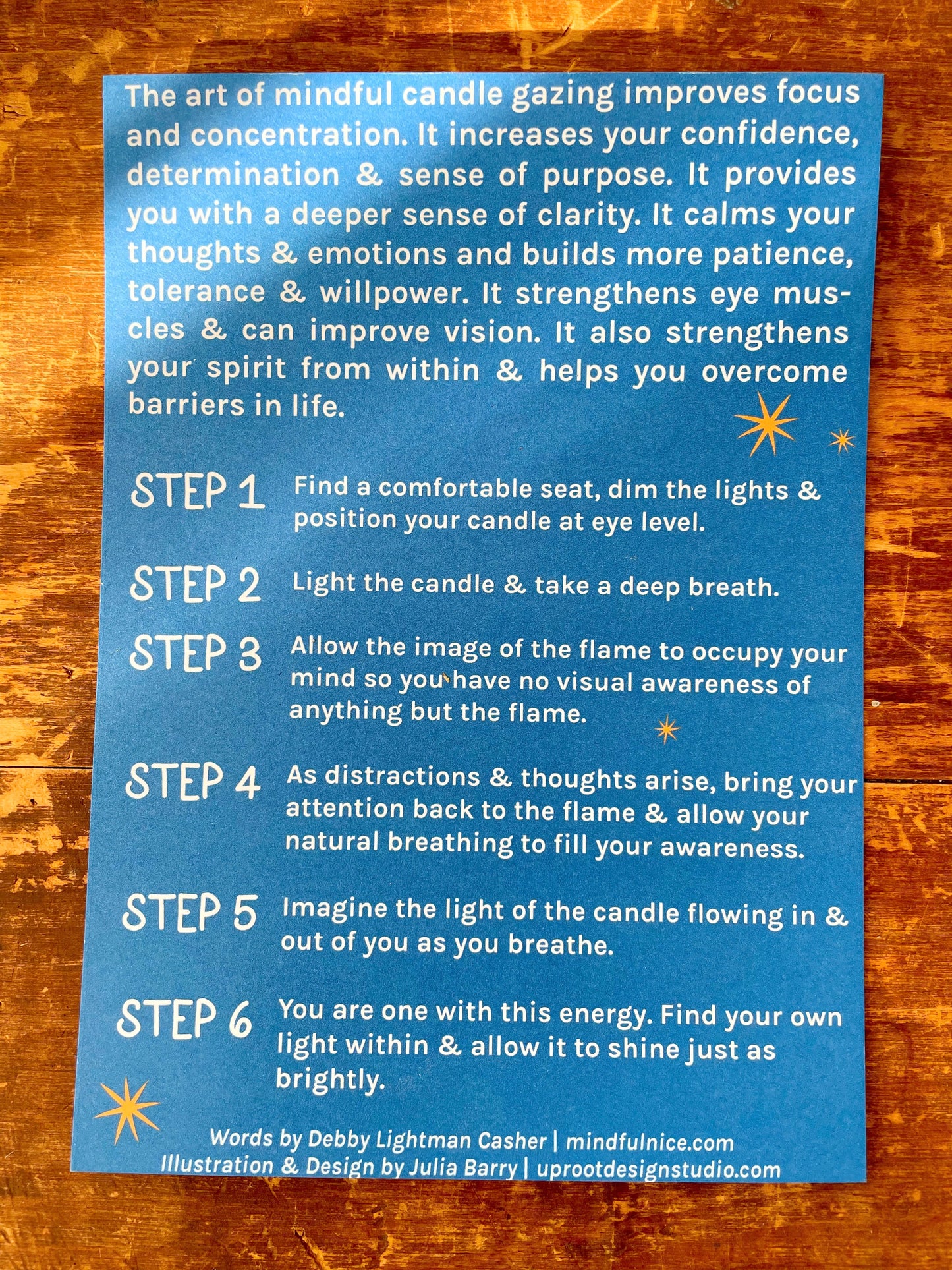 "Winter Wellness" Gift Box: Chamomile Eye Pillow, Uplifting Teas, Honey, Soy Candle & Greeting Card (Winter Dreaming)