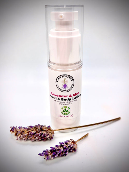 Lavender & Aloe Hand & Body Lotion - Purse Size