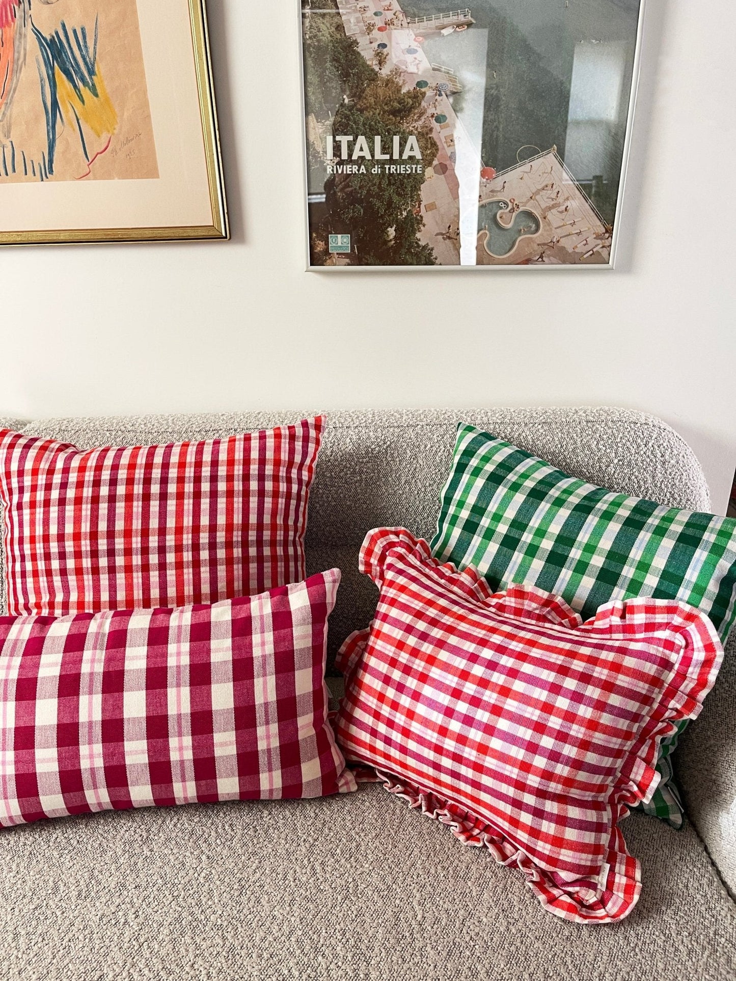 Noel Plaid Pillows