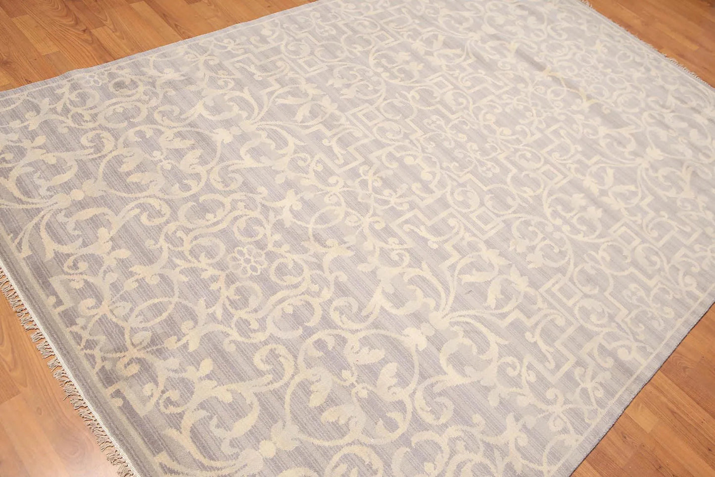6' x 9' Hand Knotted Transitional 100% Wool Area Rug Gray-2