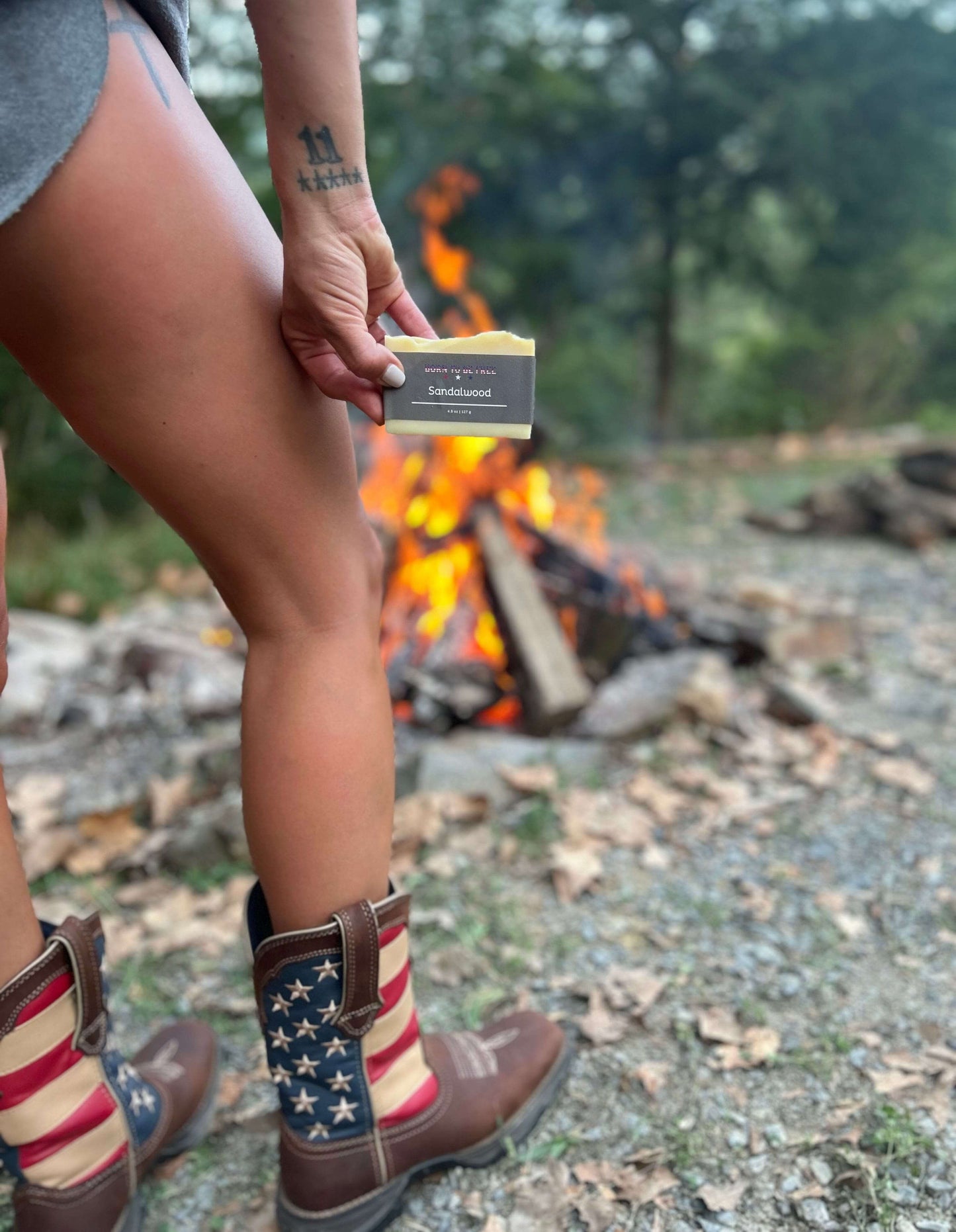 Sandalwood Tallow Soap Bar-4