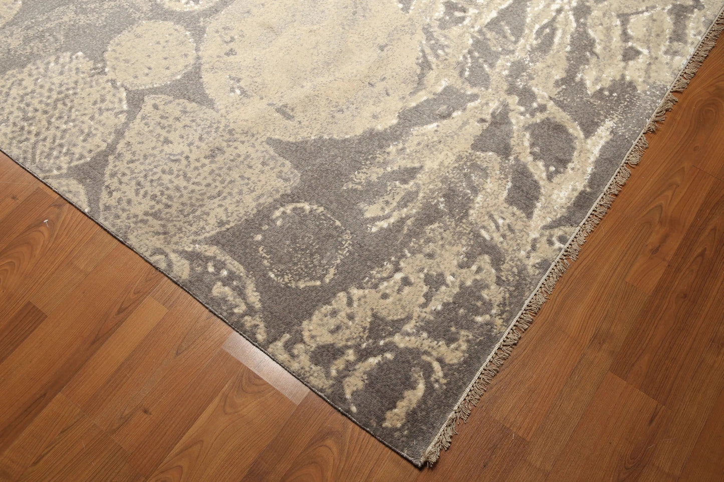 6' x 9' Hand knotted 100% Wool Modern Oriental area rug 6X9 Gray-2