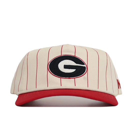 No Rivals Georgia Bulldogs - Natural Pinstripe Hat
