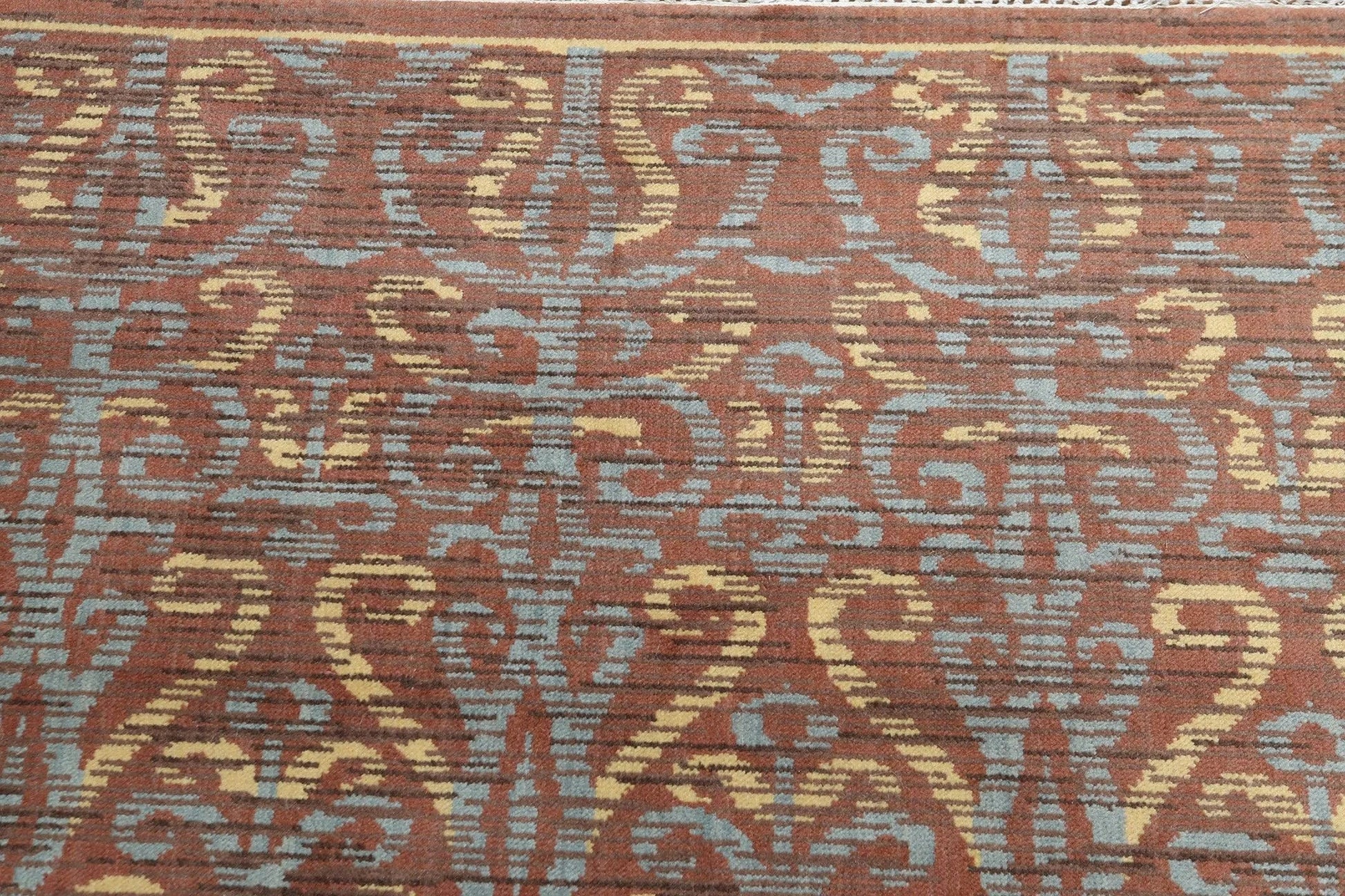 5' x 7' Hand knotted 100% Wool Rug Carpet Transitional Brown-2