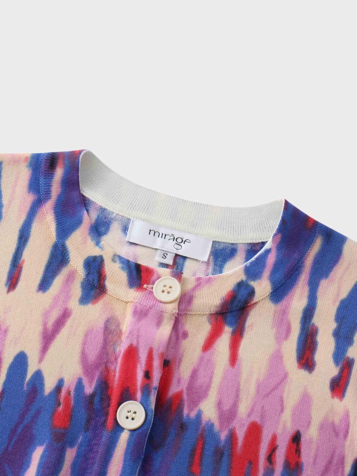 Buttoned Cardigan-Pink Watercolor-4