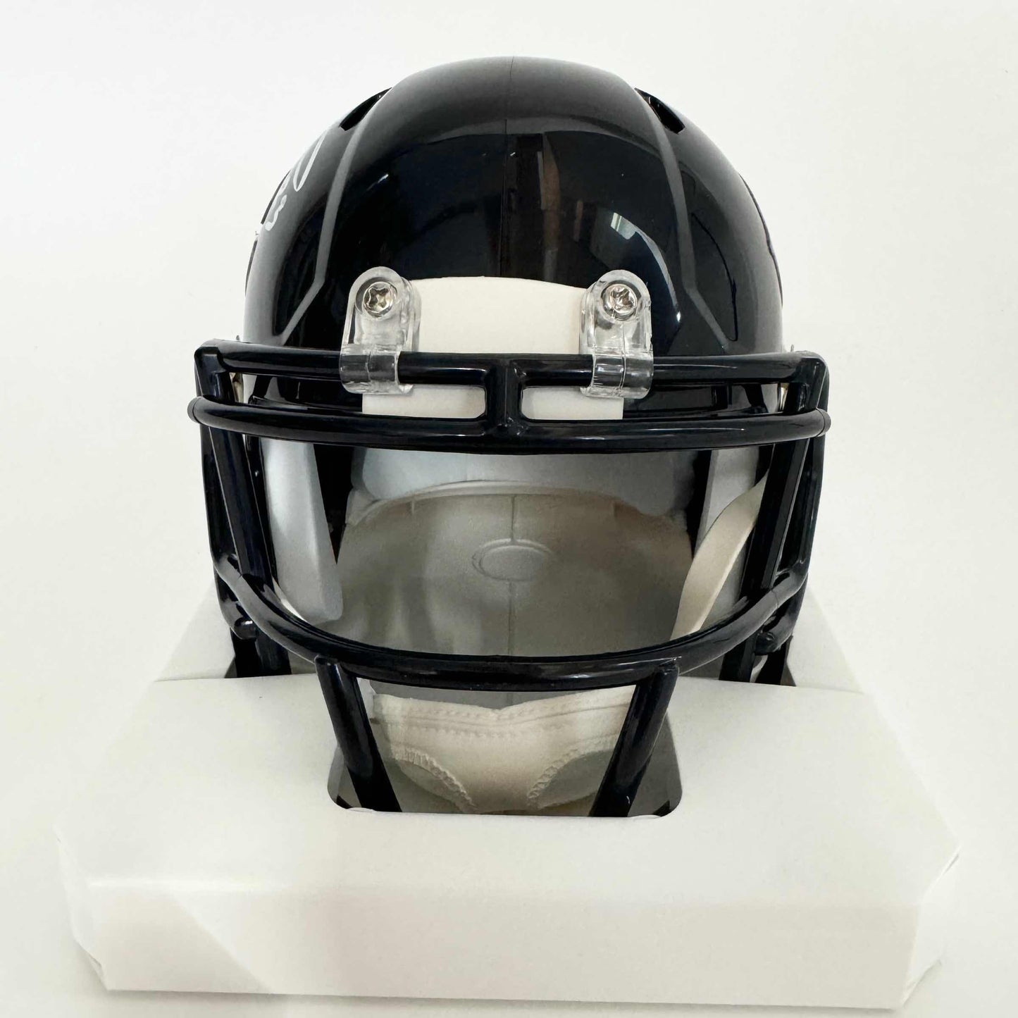 Autographed/Signed Devin Hester Chicago Bears Mini Football Helmet PSA COA