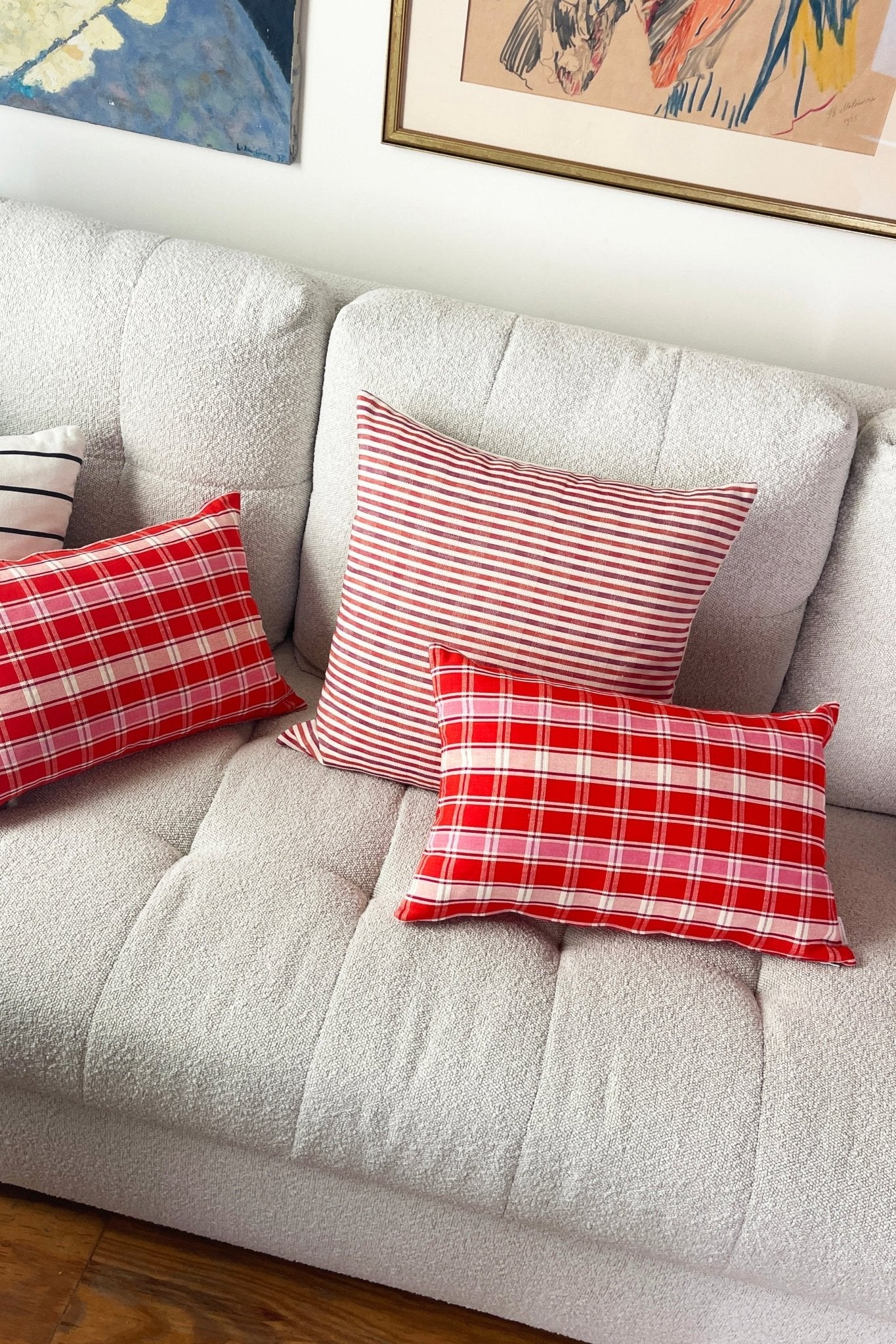 Camila & Elina Red Pillows