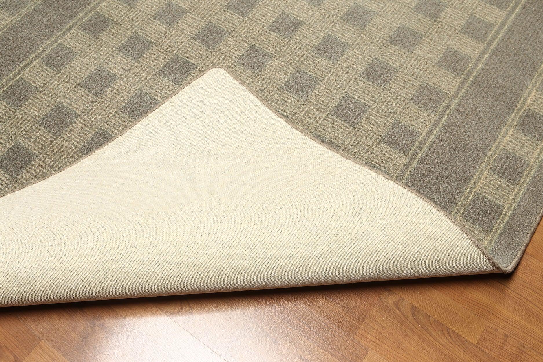 5'4"x7'8" Gray, Olive Green, Multi Color Machine Made Polypropylene Indonesian High Density Hand Carved Effect Modern Oriental Rug-3