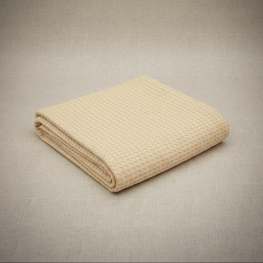 Cotton Herringbone & Honeycomb Weave All Season Blanket-13
