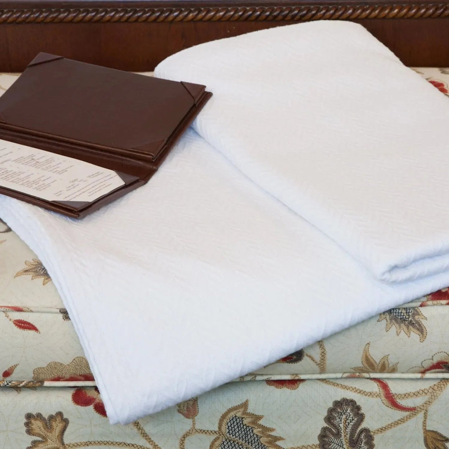 Cotton Herringbone & Honeycomb Weave All Season Blanket-5