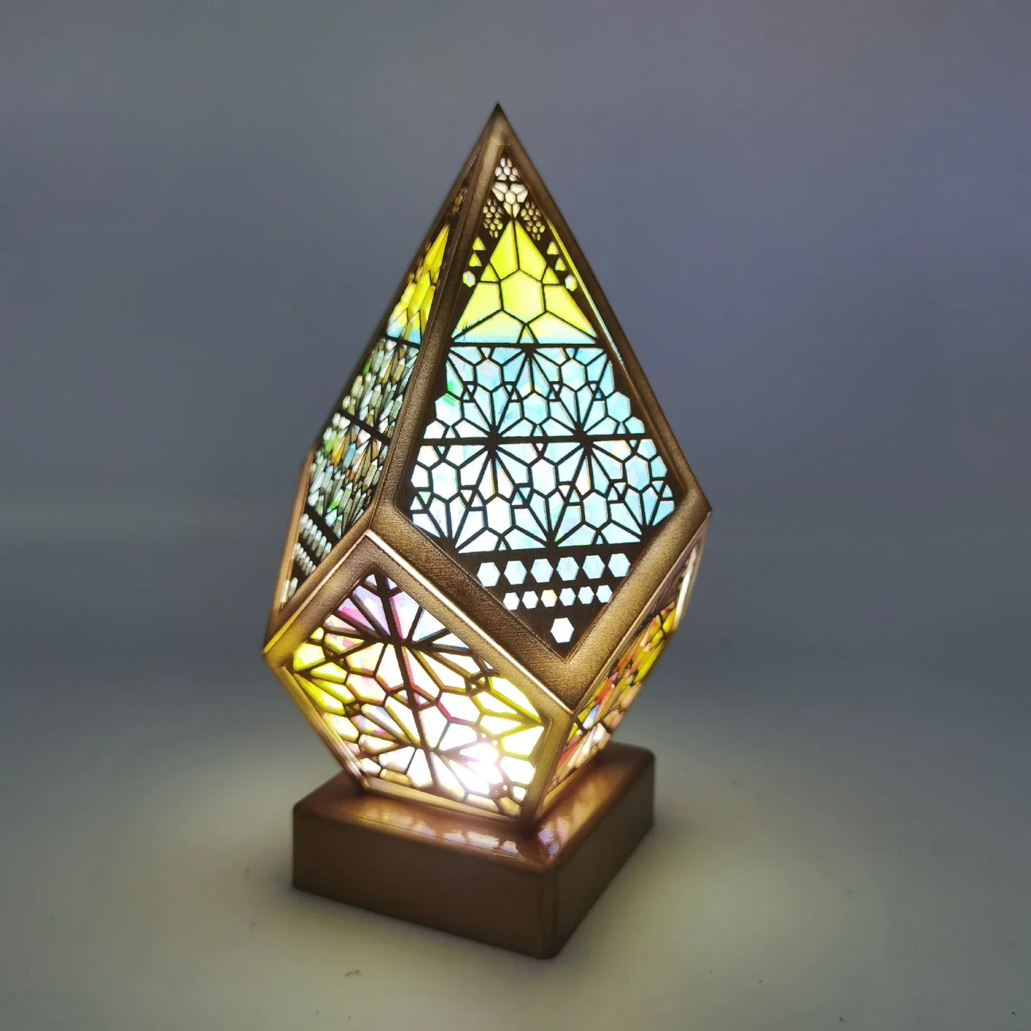 LED Starry Sky Boho Lantern