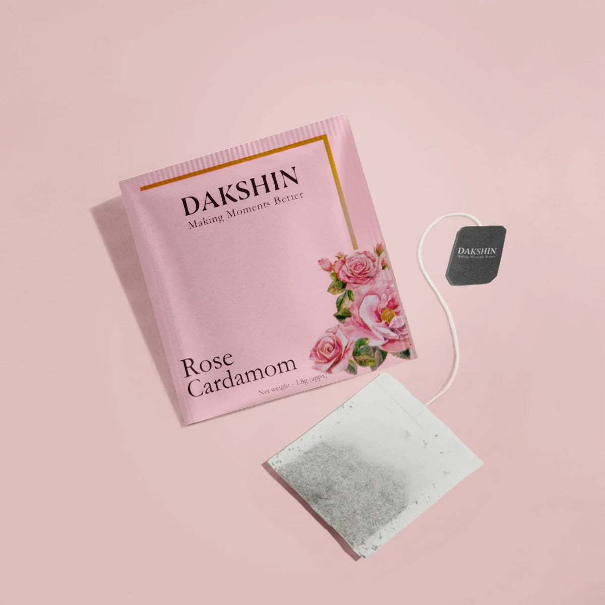 Organic Rose & Cardamom Tea - Calm Digestive by Dakshin-1