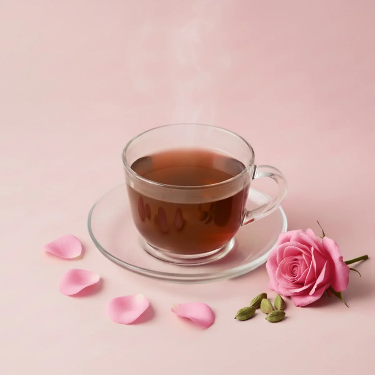 Organic Rose & Cardamom Tea - Calm Digestive by Dakshin-4