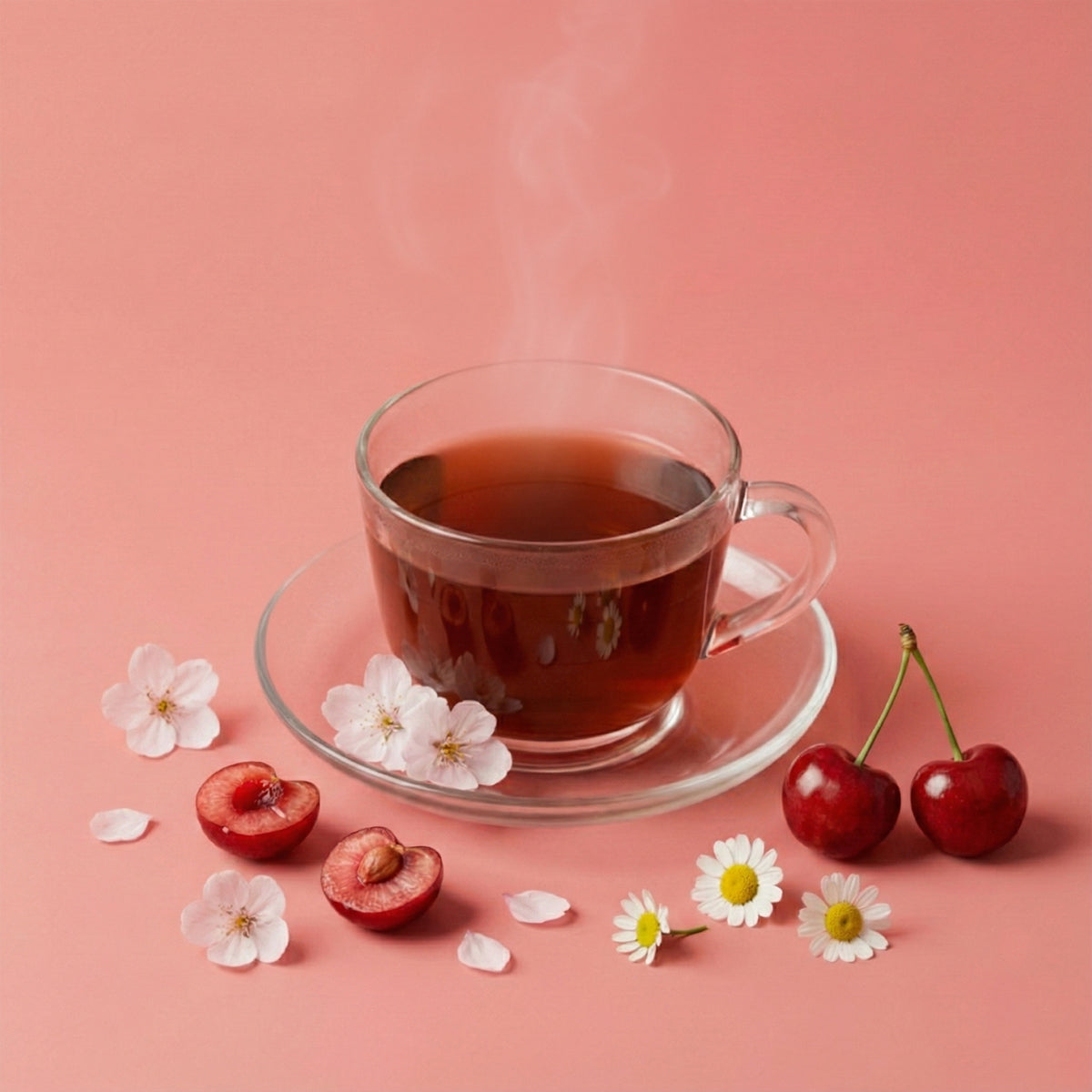 Organic Wild Cherry Blossom Tea - Wellness by Dakshin-4