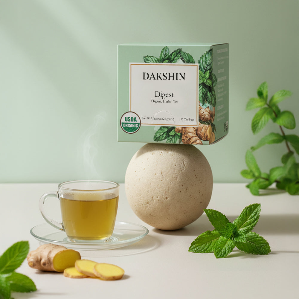 Organic Digest Herbal Tea - Gut Relief by Dakshin-0