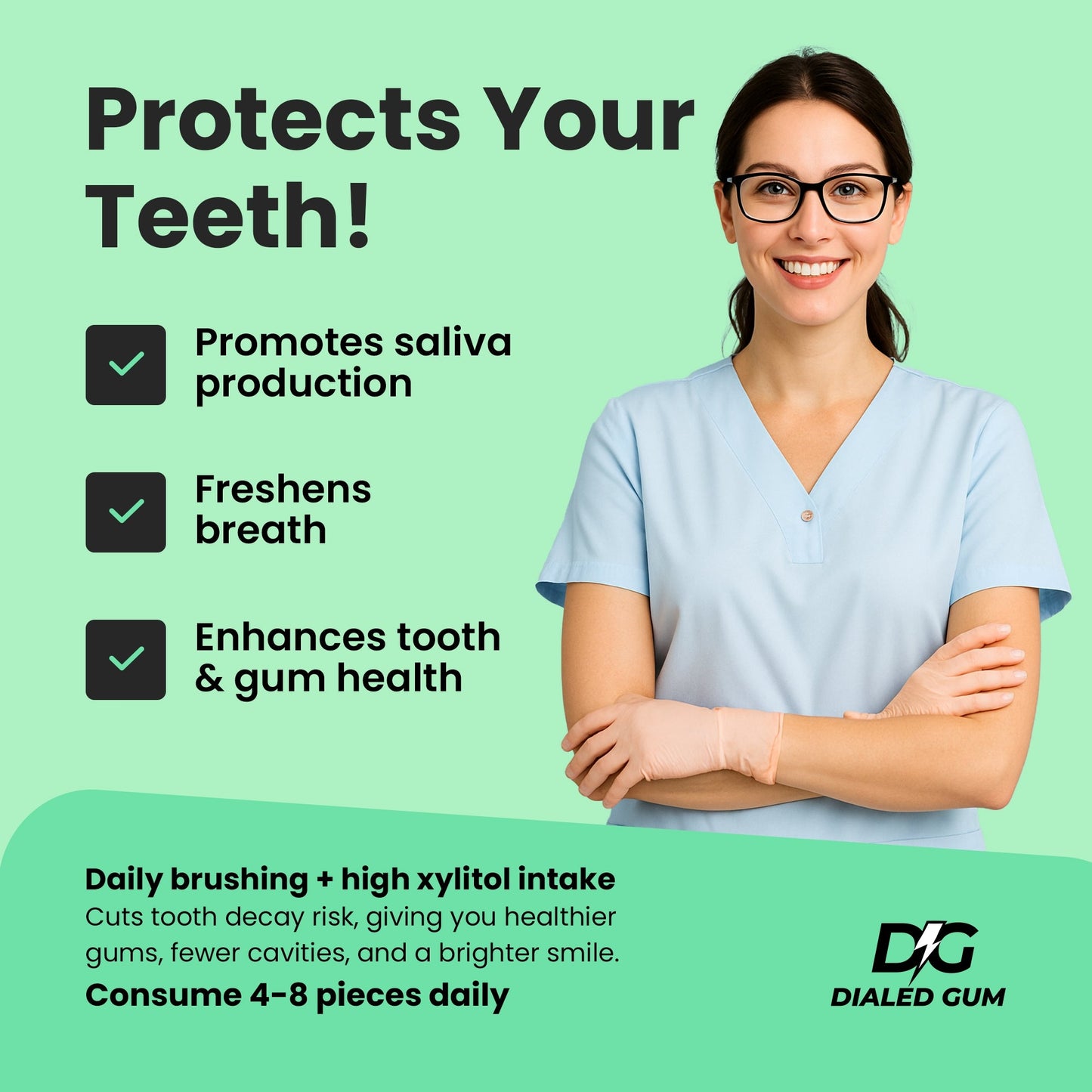Dialed Xylitol Gum™-4