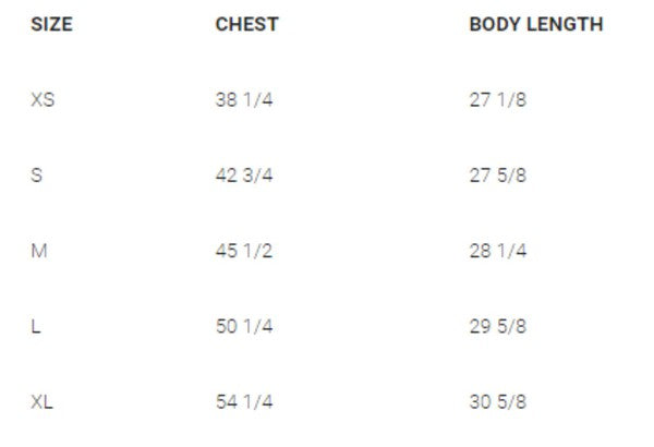 size chart for Iowa Premium Bella Canvas Sweatshirt - Plus Size 2XL 3XL