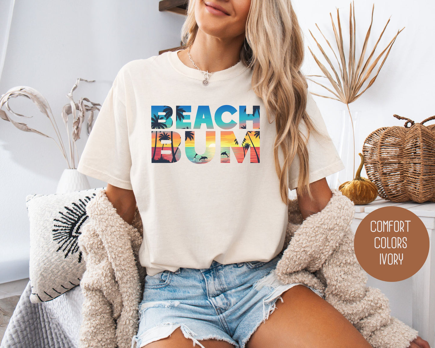 Beach Bum Comfort Colors Shirt-1