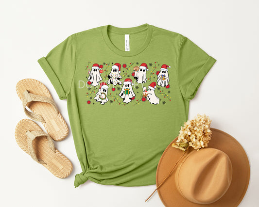 Christmas Ghosts Band Graphic Tee