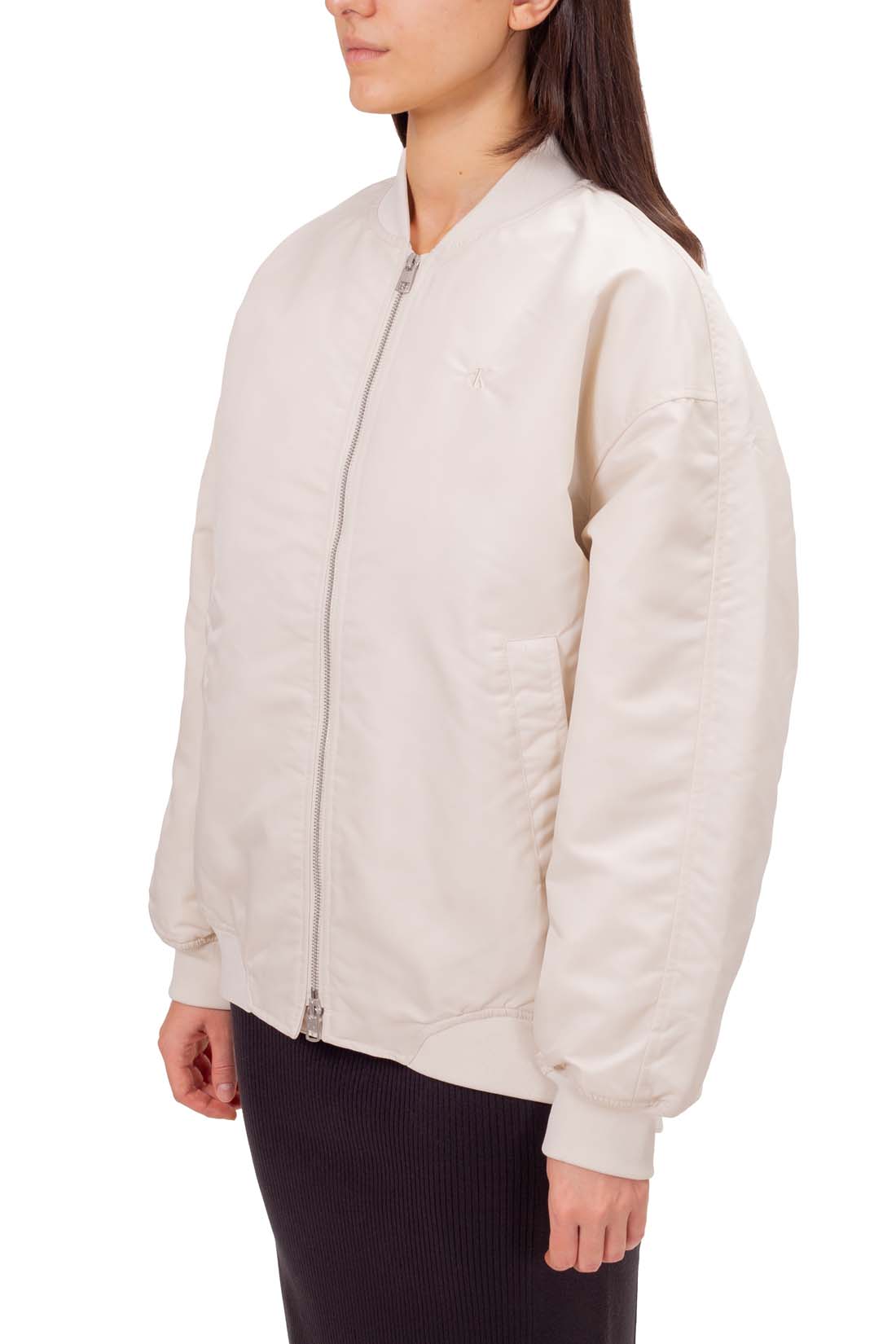 CALVIN KLEIN JEANS - Women's oversized bomber jacket with side openings-16