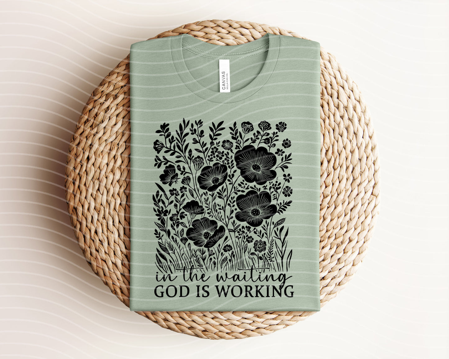 In the Waiting God is Working Graphic Tee