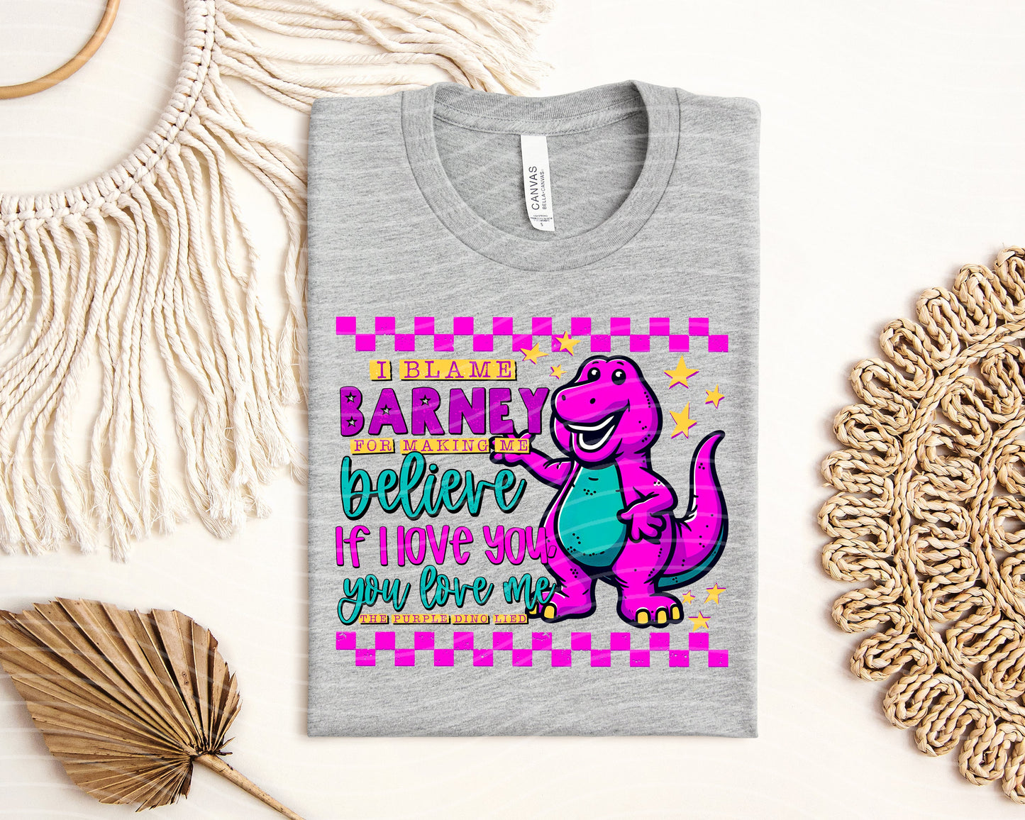 I Blame Barney Graphic Tee