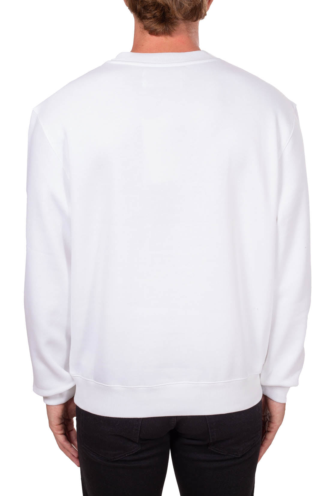 CALVIN KLEIN JEANS - Men's relaxed sweatshirt with squared logo  - Size XXL-30