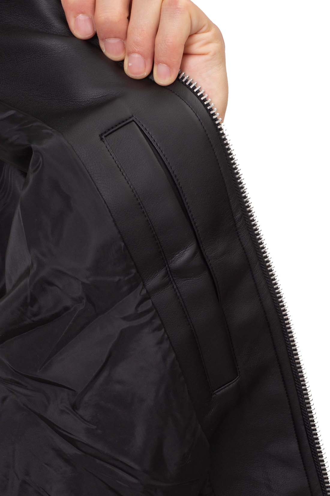 CALVIN KLEIN JEANS - Men's faux-leather bomber jacket-0