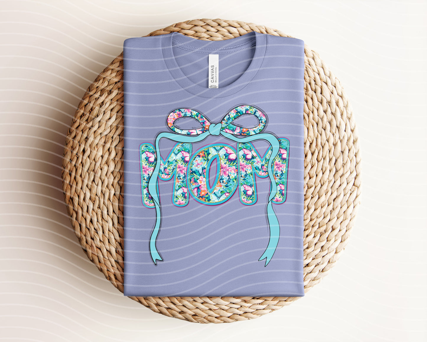 Floral Coquette Doodle Name Graphic Tee