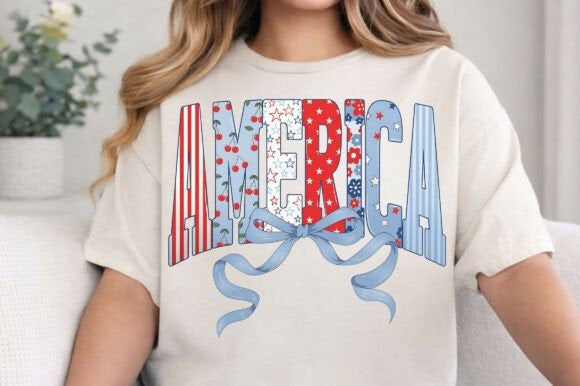 America Bow Graphic Tee