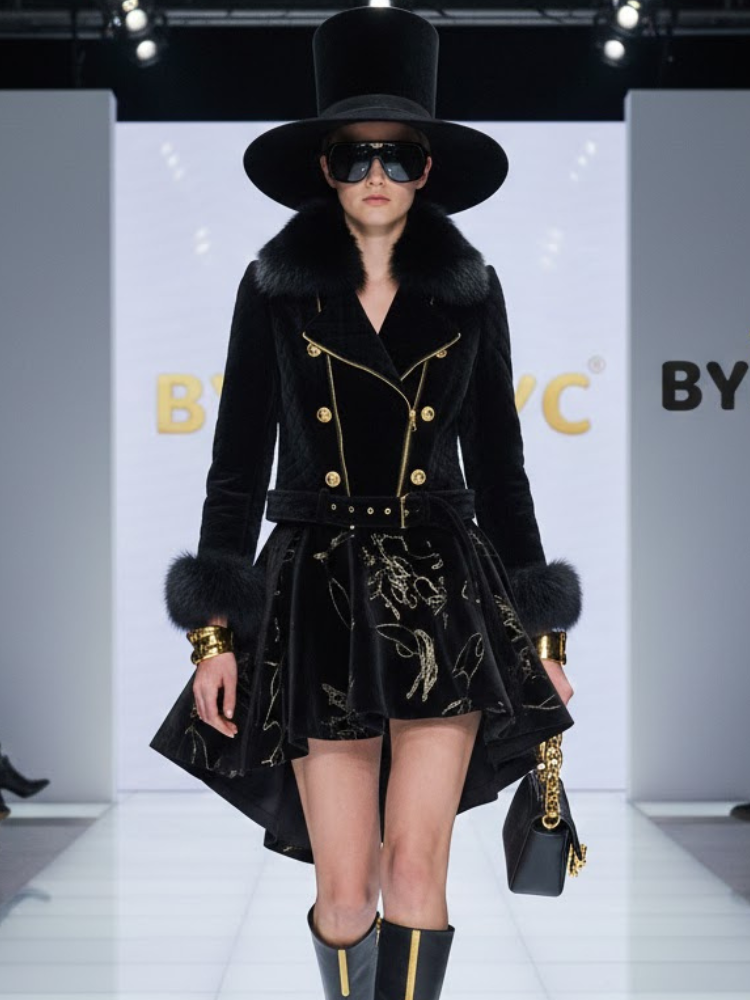 Jacket Black Women TRIBECA NYFW Collection BYMANYC ® New York-0