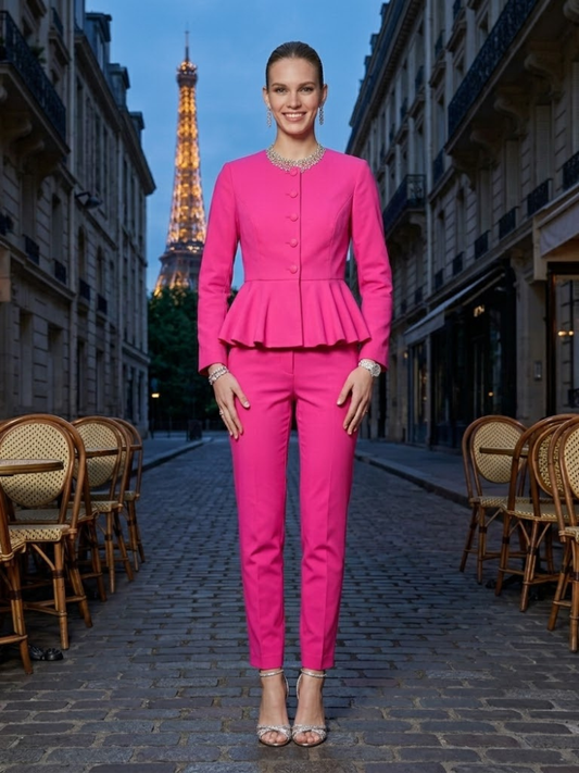 Jacket & Pants Set Women's BASTILLE CHIC New Collection PARIS LE MARAIS BYMANYC ® New York-0