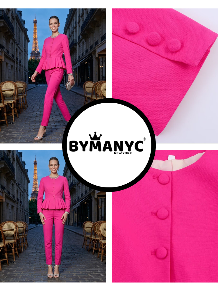 Jacket & Pants Set Women's BASTILLE CHIC New Collection PARIS LE MARAIS BYMANYC ® New York-1