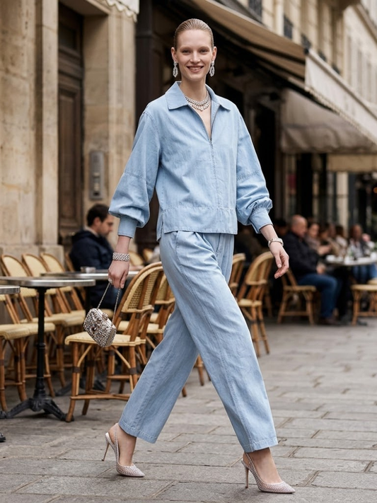 Jacket & Pants Set Women's OPÉRA MAGNIFIQUE New Collection PARIS LE MARAIS BYMANYC ® New York-0