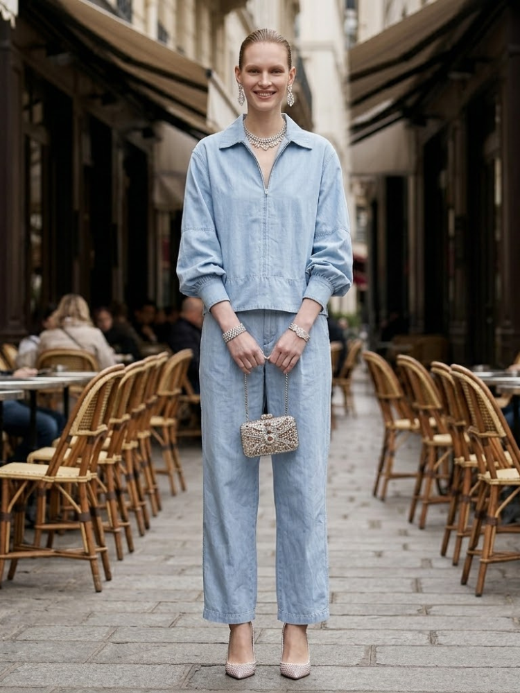 Jacket & Pants Set Women's OPÉRA MAGNIFIQUE New Collection PARIS LE MARAIS BYMANYC ® New York-2