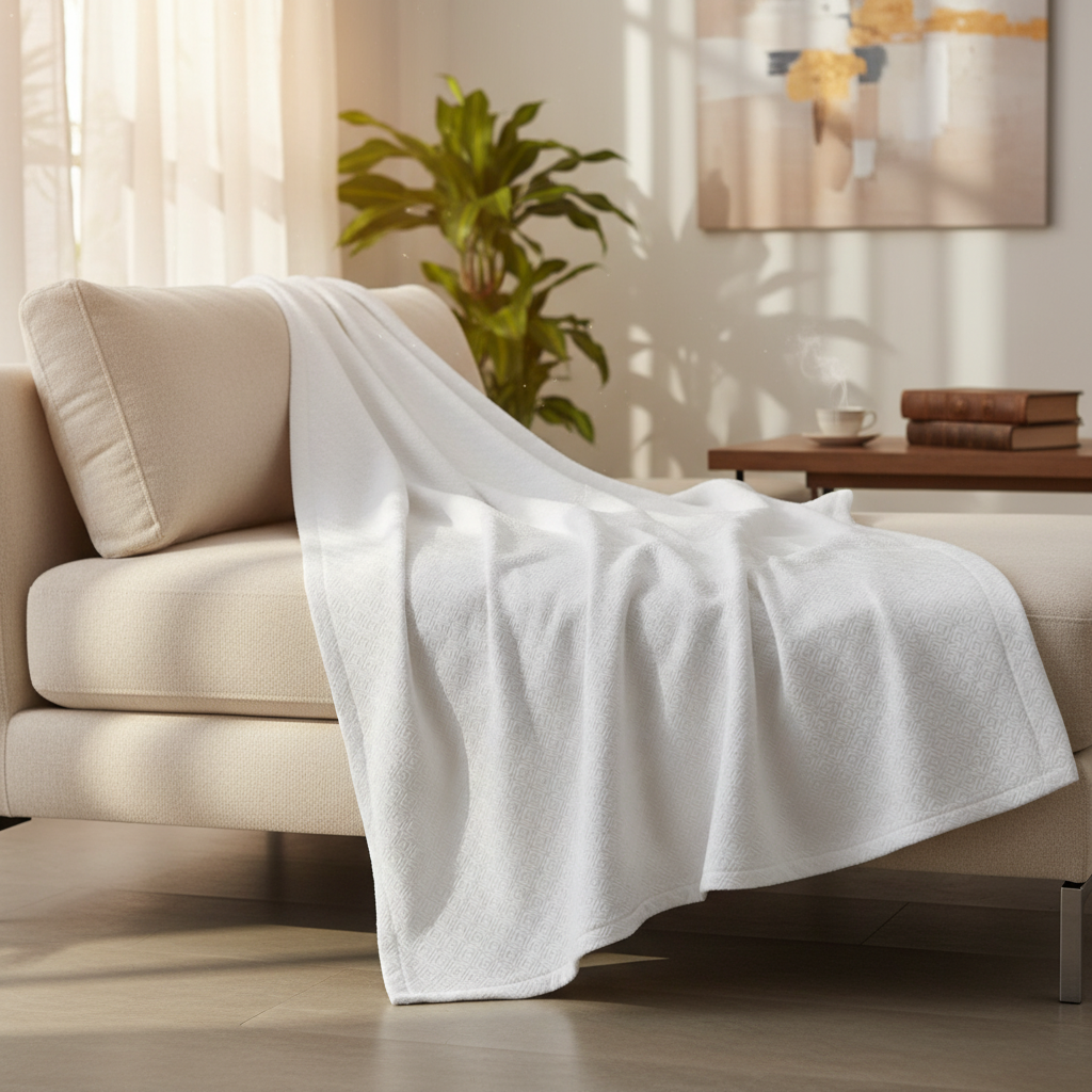 Jacquard Matelassé in Diamond Pattern 100% Polyester-3