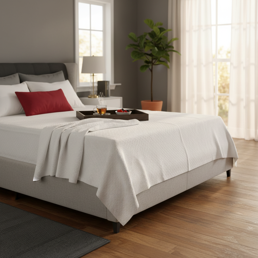 Jacquard Matelassé in Diamond Pattern 100% Polyester-4