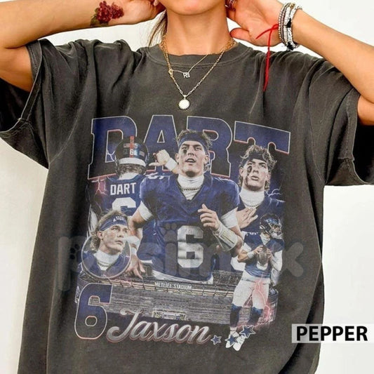 Jaxson Dart Vintage Comfort Colors Shirt – Game Day Football Tee, Jaxson Dart Fan Apparel, College Football Gift