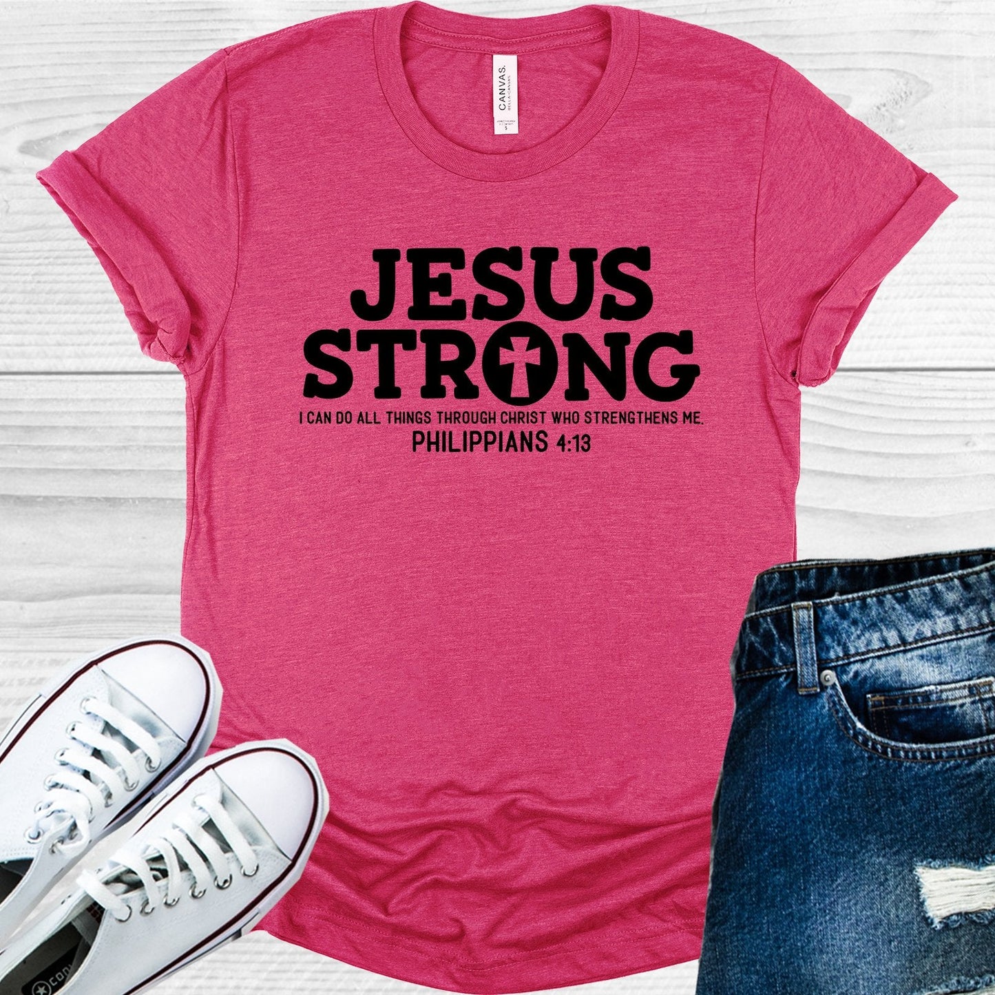 Jesus Strong Graphic Tee