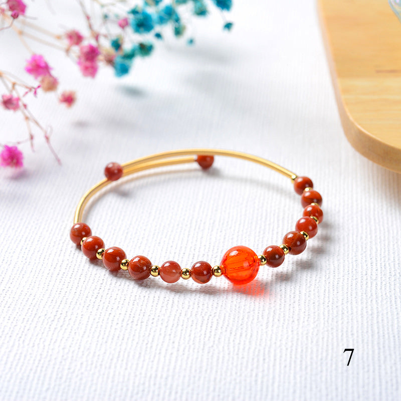 Murano Glass Bead Bracelet | Essential Oil Diffuser Jewelry | Diffusing on the go