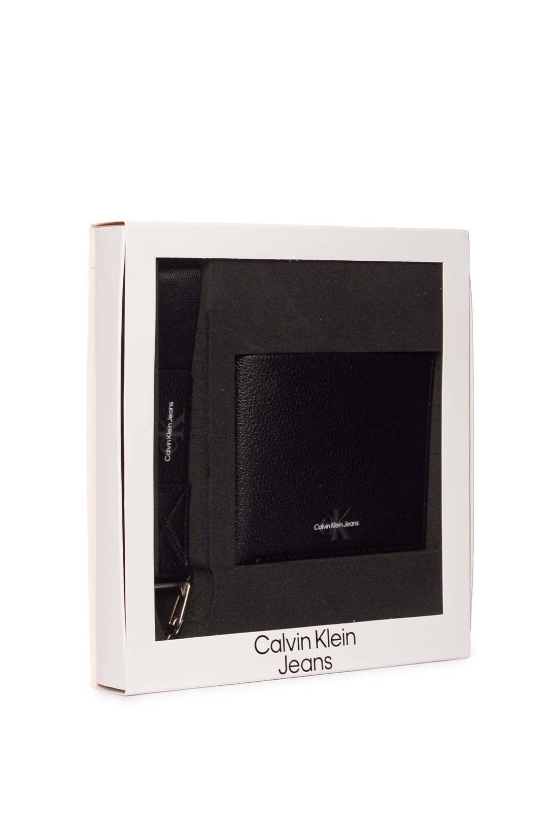 CALVIN KLEIN JEANS - Men's set with wallet and key ring-0