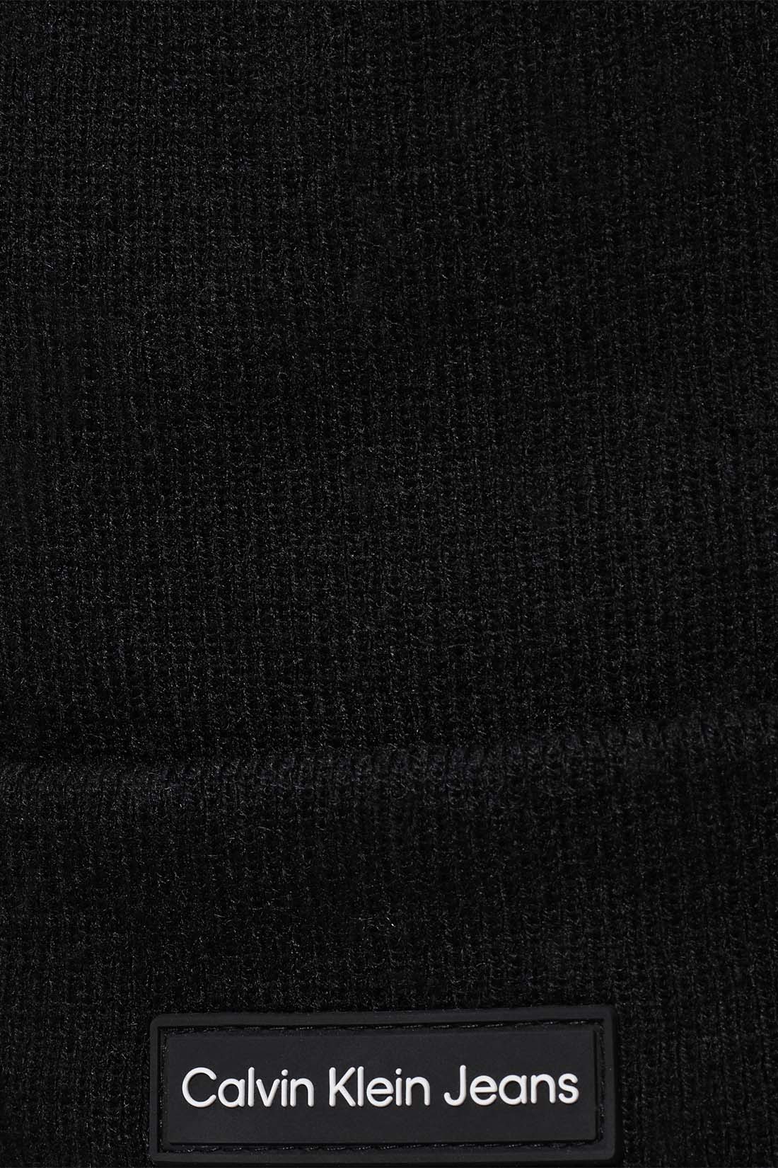 CALVIN KLEIN JEANS - Men's beanie with logo patch-1