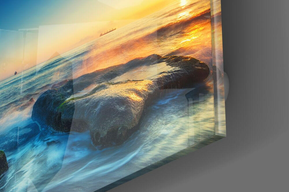 Sunset Glass Wall Art