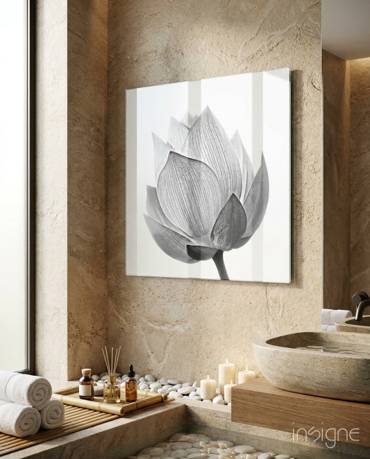 Flower Glass Wall Art