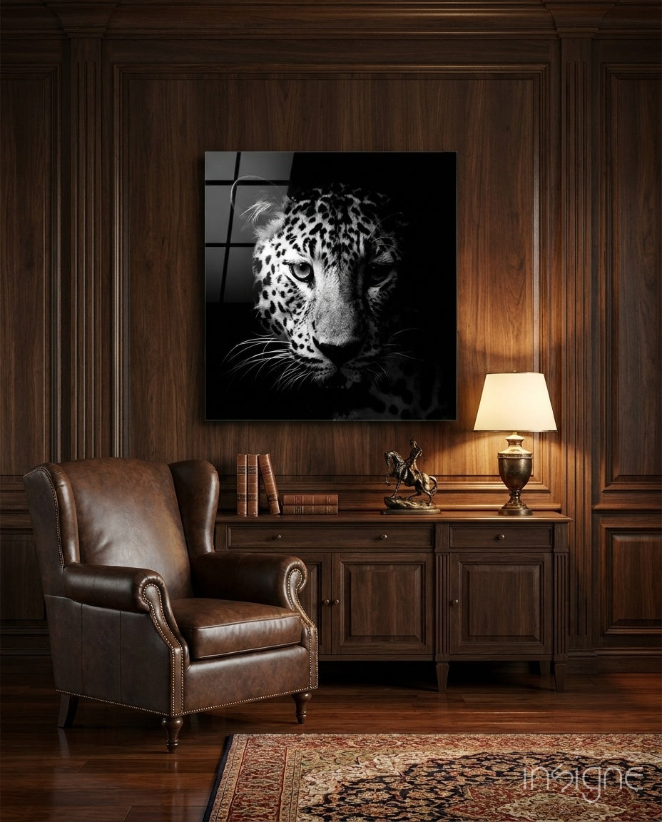 Leopard Glass Wall Art