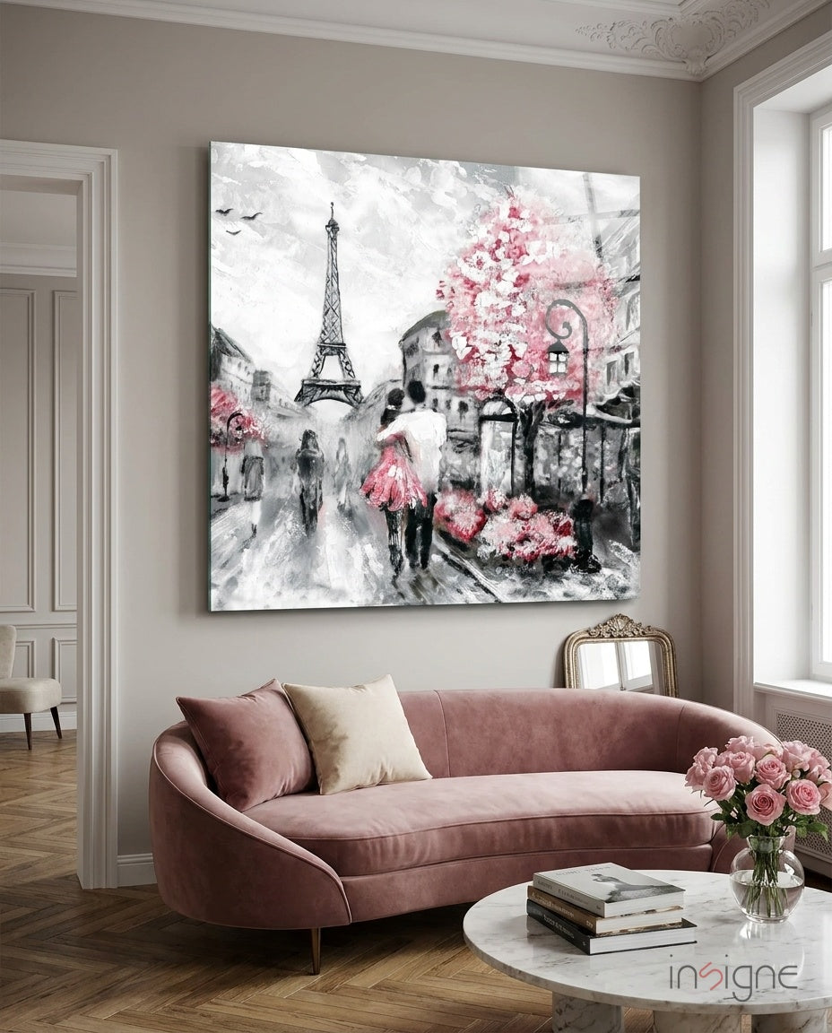 Paris Glass Wall Art