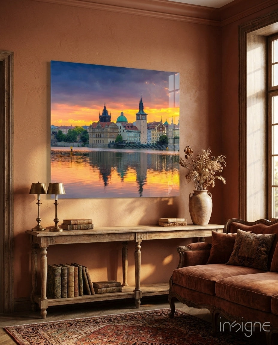 Prague Glass Wall Art