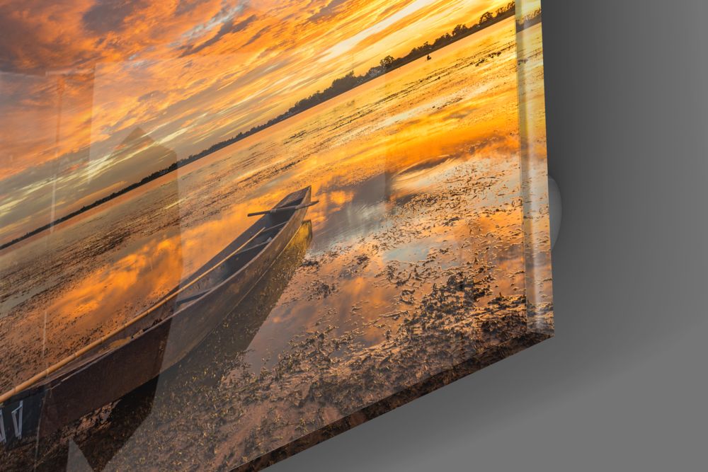 Sunset Glass Wall Art
