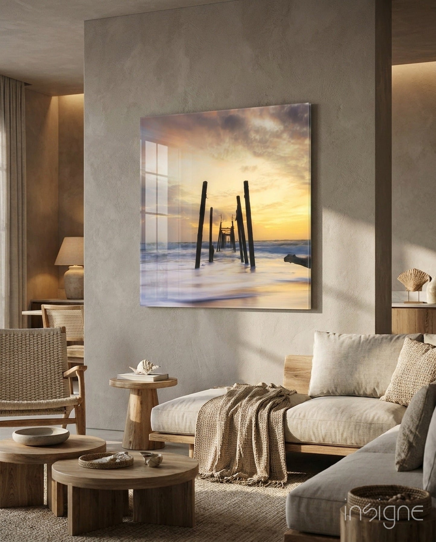 Dock Glass Wall Art